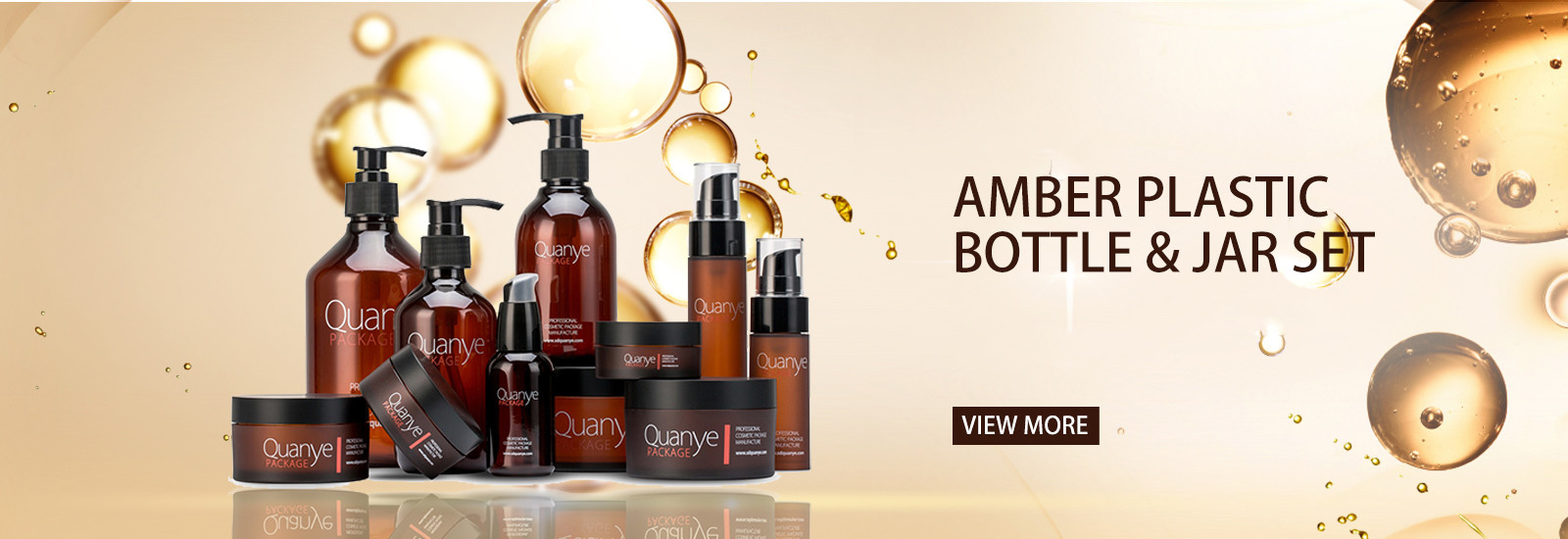 Kalite Amber Kozmetik Şişeleri Fabrika